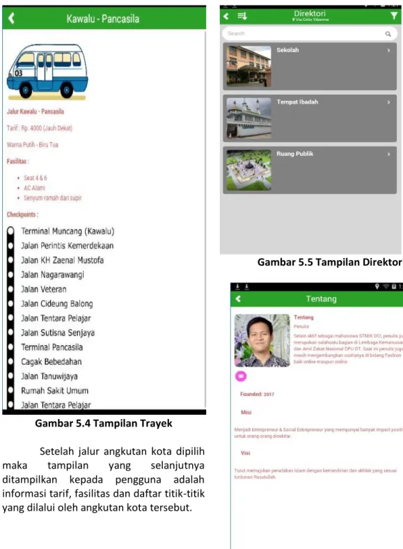 Gambar 5.5 Tampilan Direktori 