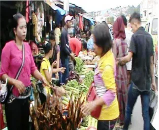 Foto 1. Pasar Multietnis Mardika di Kota Ambon
