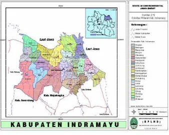 Gambar 1. Peta Administratif Kabupaten Indramayu