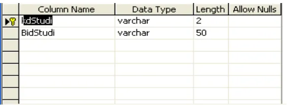 Tabel 4.7 Tabel Data Jenis Kelamin 