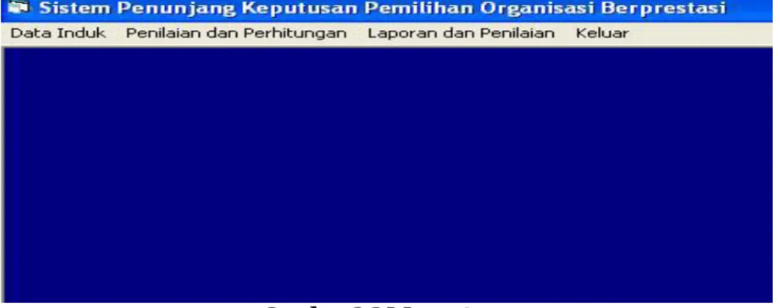 Gambar 2.3.Menu utama 