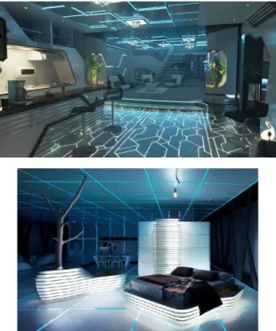 Gambar 2. 1 interior futuristik 