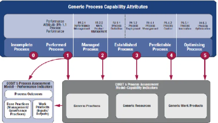 Gambar 5. Model Kapabilitas Proses dalamCOBIT ® 5 [4]