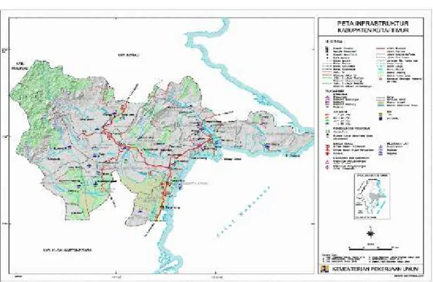 Gambar 3.1 Peta Kabupaten Kutai Timur