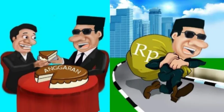 Gambar 2.2. Ilustrasi Korupsi 