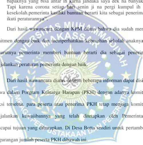 Tabel 4.7. Pertambahan Anggota PKH 
