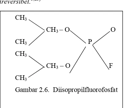 Gambar 2.6.  Diisopropilfluorofosfat 