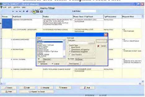 Gambar 2.13 Hasil Tampilan Menu Filter 