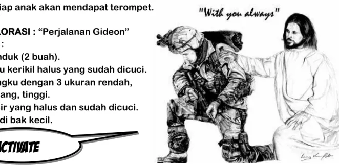 Gambar  : buyung, suluh, sangkakala. 