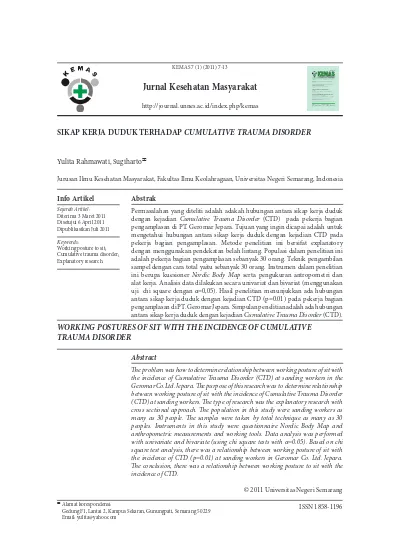 Jurnal Kesehatan Masyarakat