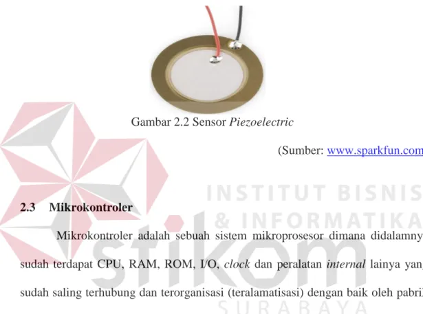 Gambar 2.2 Sensor Piezoelectric 