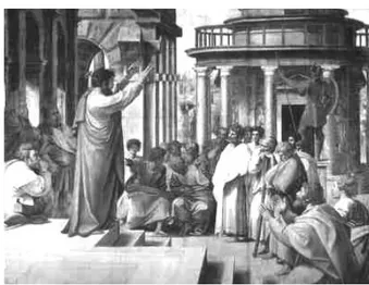 Gambar Paulus bertemu dengan Ananias 