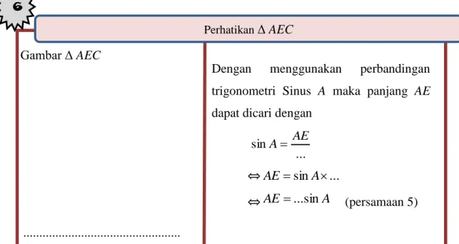 Gambar Δ AEB         