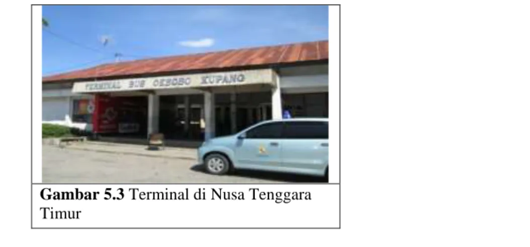 Gambar 5.3 Terminal di Nusa Tenggara  Timur 