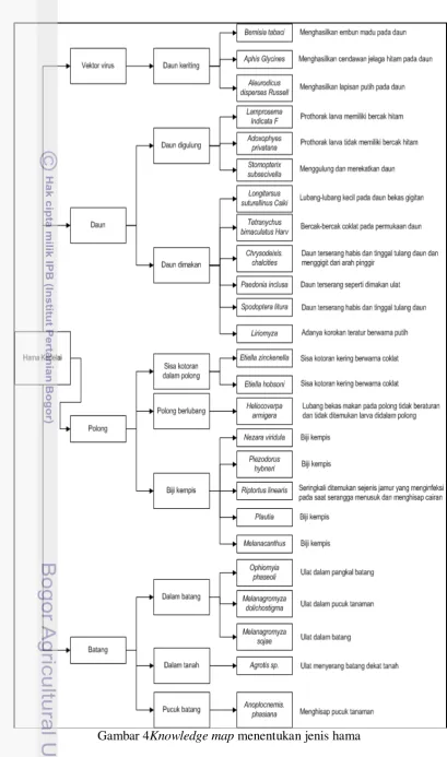 Gambar 4Knowledge map menentukan jenis hama 