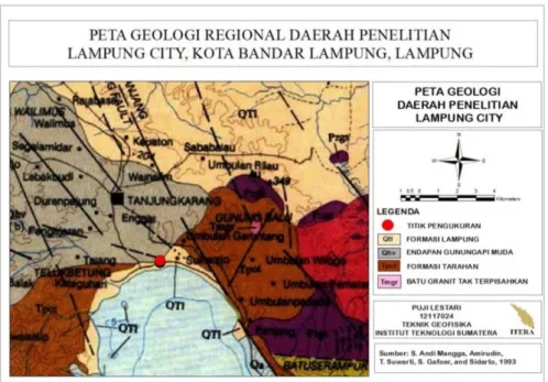 Gambar 2.1 Peta Geologi Daerah Penelitian (Mangga dkk.,1993). 