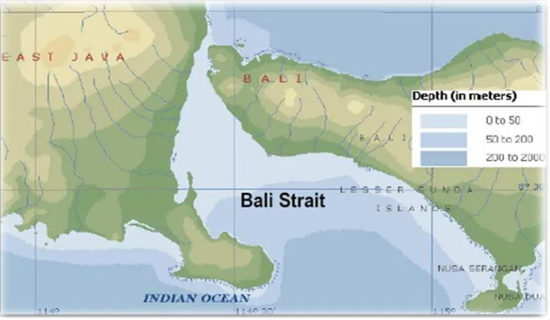 Gambar 2.  Perairan Selat Bali  