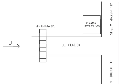 Gambar 1.1 Denah Lokasi Studi 