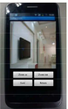 Figure 8. Main interface of android client 