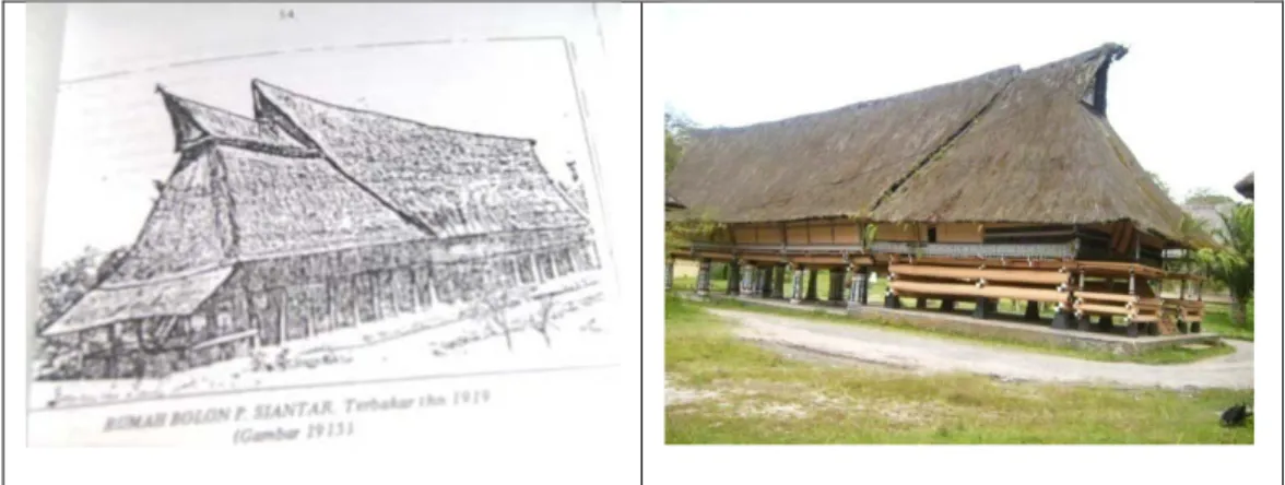 Gambar 1.1  Warisan Arsitektur Simalungun dimasa lampau  Sumber: Buku Jahutar Damanik 