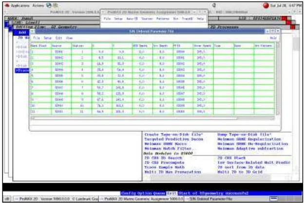 Gambar 40. SIN Ordered Parameter spreadsheet. 