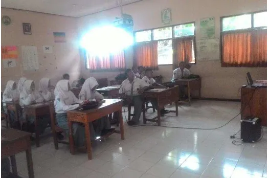 Gambar 4.2 Penataan ruang kelas antara siswa Perempuan dan 