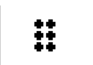 Gambar 2.2 Kerangka Abjad Braille 