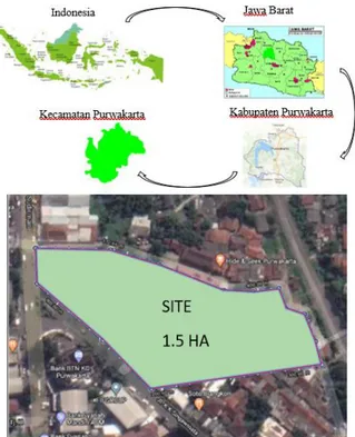 Gambar 1. Peta RTRW Kabupaten Purwakarta,  Jawa Barat 