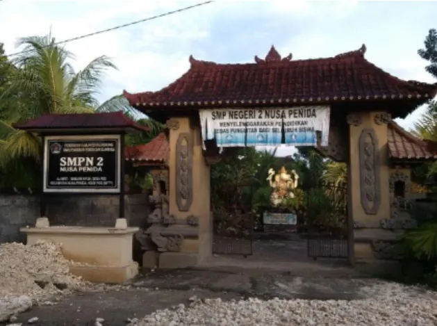 Gambar 1. Kondisi SMPN 2 Nusa Penida 