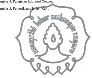 Gambar 4. Pengisian Informed Concent 