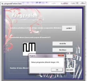 Gambar 1. Hasil implementasi program 