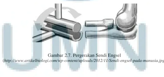 Gambar 2.7. Pergerakan Sendi Engsel 
