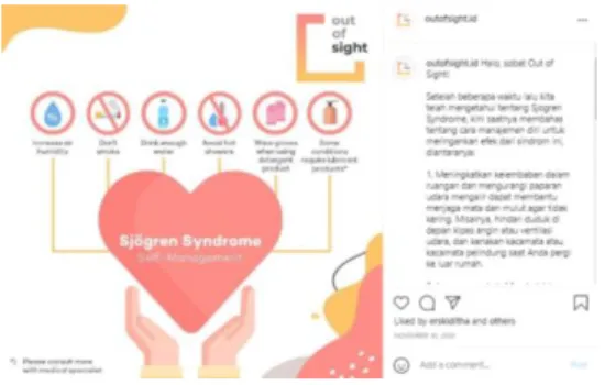 Gambar 3. Bentuk Visualisasi Pesan  Sumber: https://www.instagram.com/p/CIN092tHln_/ 