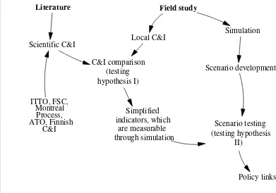 Figure 3.1. The research sequence 