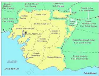 Gambar 1.2 Peta Distrik Teminabuan 