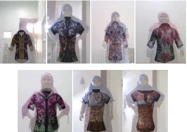 Figure 11. Virtual fitting room in the different environment 