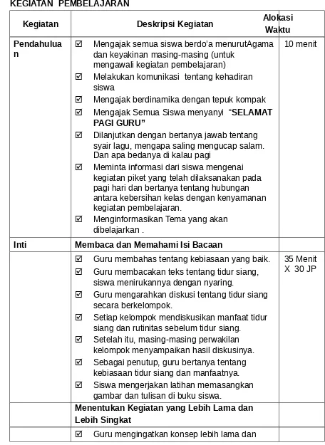 gambar dan tulisan di buku siswa.