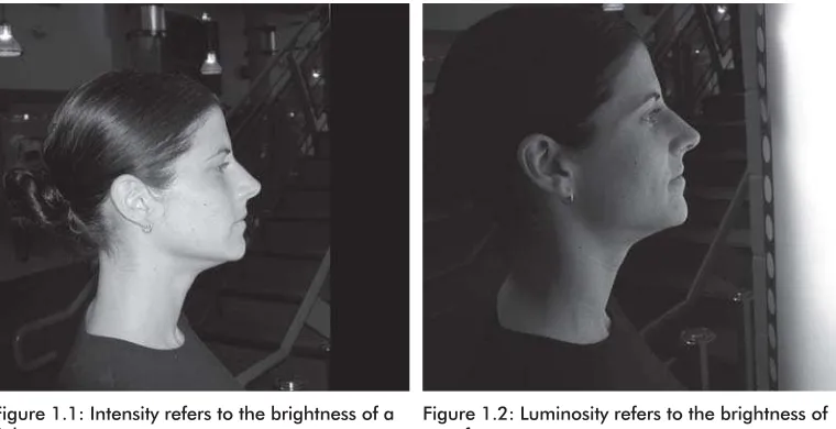 Figure 1.1: Intensity refers to the brightness of a