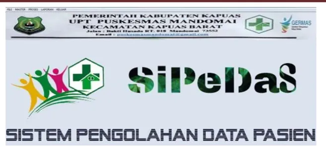 Gambar 3. Tampilan Menu Utama SIPEDAS 