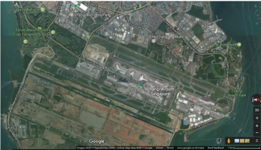 Gambar 1.4 Citra Lokasi Bandara Changi
