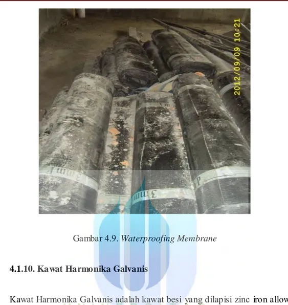 Gambar 4.9. Waterproofing Membrane 