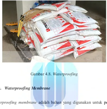Gambar 4.8. Waterproofing 