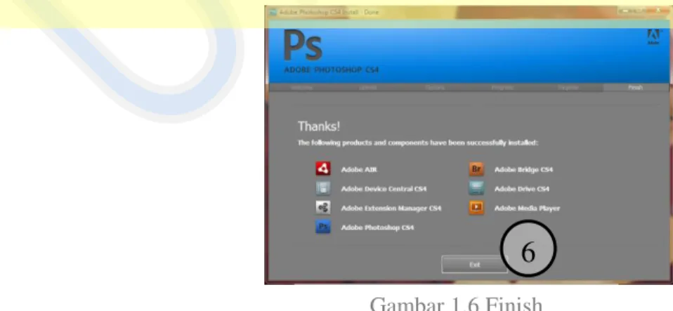 Gambar 1.6 Finish 
