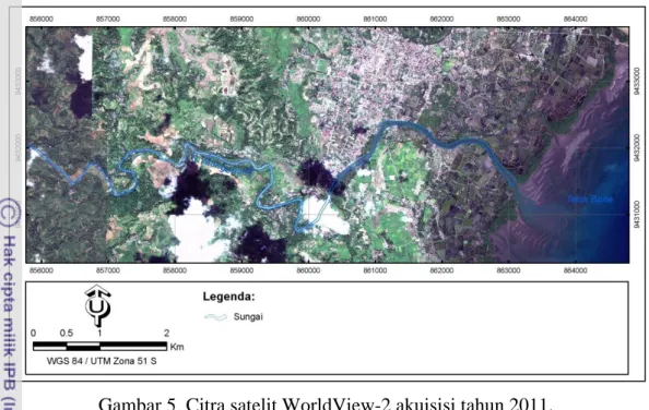 Tabel 3  Tampilan penggunaan lahan pada citra satelit dan foto lapangan 