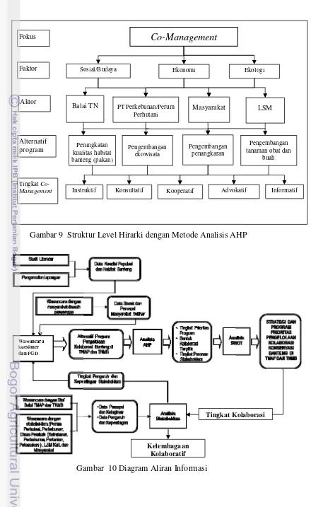 Gambar 9  Strukktur Level Hirarki dengan Metode Analisis A
