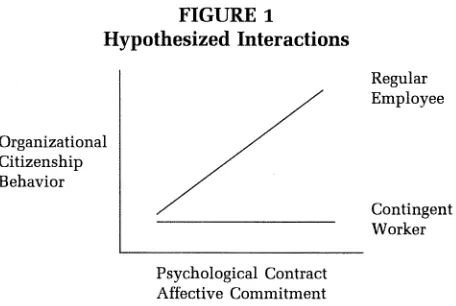 FIGURE 1 Hypothesized Interactions 