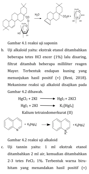 Gambar 4.2 reaksi uji alkaloid 