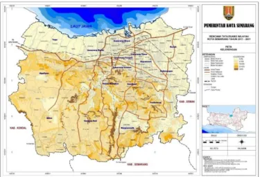 Gambar 3.2 Peta Kelerengan Kota Semarang 