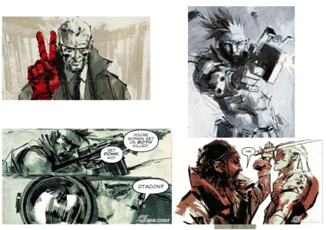 Gambar 2.2 Contoh Mood Warna Metal Gear Solid 
