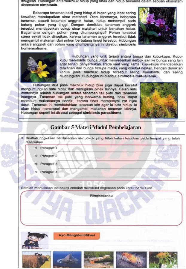 Gambar 5 Materi Modul Pembelajaran 
